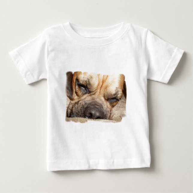 Schlafenmastiff-Baby-T - Shirt (Vorderseite)