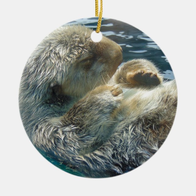 Schlafenotter Keramikornament (Vorne)