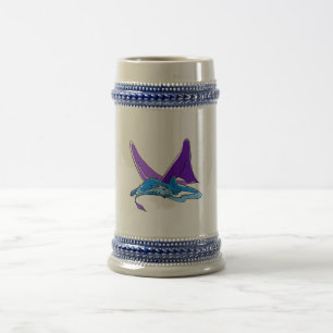 Schlafenphantasie-Drache Bierglas