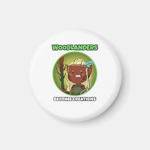 Schlafenskreationen Waldbewohner Magnet