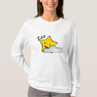 Schlafenstern-Cartoon T-Shirt