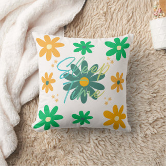 Schlafenszeit Blumen Wurfkissen Kissen