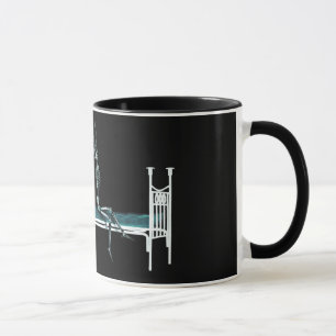 Schlafenszeit-Röntgenstrahl-Skeleton Vorlage Tasse