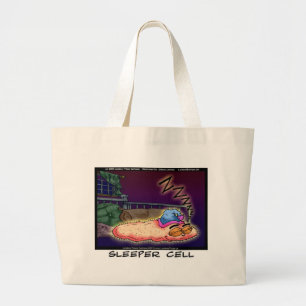Schläferzelle Gezwitscher Geschenke T-Shirts & Sam Jumbo Stoffbeutel