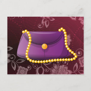 Schlaffe Tasche Postkarte