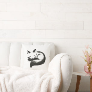 Schlaffox - Minimalistisches Chalattierdesign Kissen