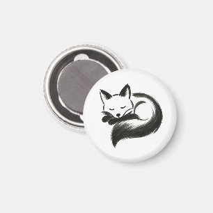 Schlaffox - Minimalistisches Chalattierdesign Magnet