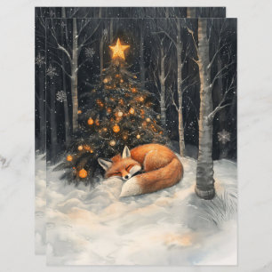 Schlaffox Rustikale Weihnachtsschmiede Papier