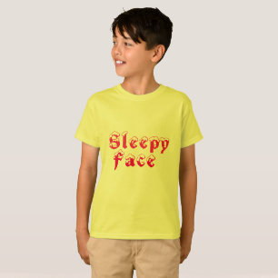 Schlafgesicht: T - Shirt von Jungen