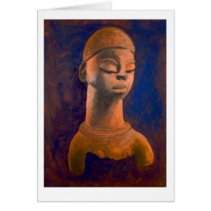 Schlafgoddess Grußkarte