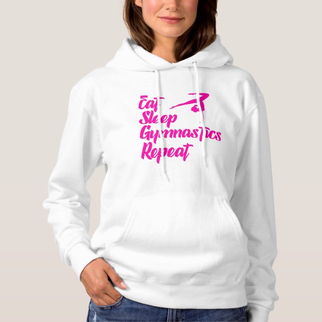Schlafgymnastik wiederholen hoodie (Vorderseite)