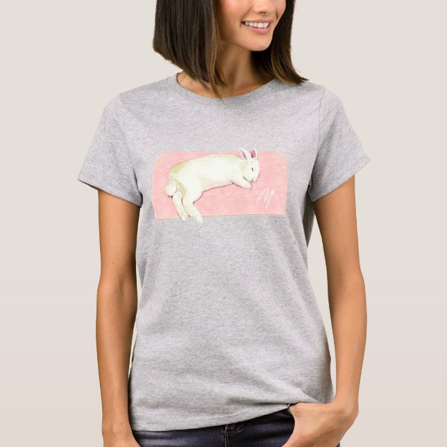 Schlafhasen M T-Shirt (Vorderseite)