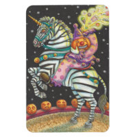 SCHLAFHOLLOW CIRCUS CLOWN, UNICORN ZEBRA MAGNET