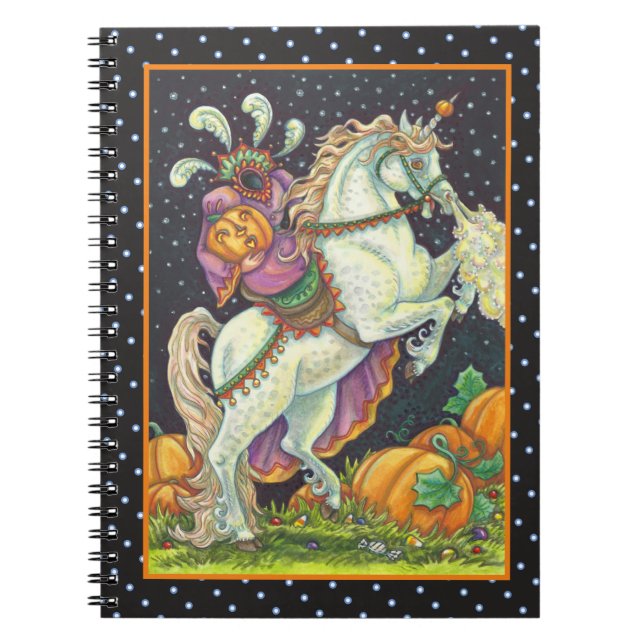 SCHLAFHOLLOW HEADLESS HORSEWOMAN, HALLOWEEN NOTIZBLOCK (Vorderseite)