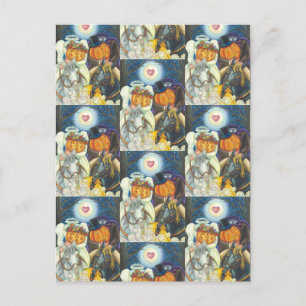 SCHLAFHOLLOW WEDD, HEADLESS HORSEMAN HALLOWEEN POSTKARTE