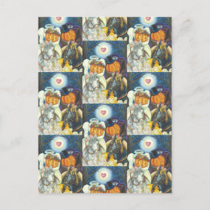 SCHLAFHOLLOW WEDD, HEADLESS HORSEMAN HALLOWEEN POSTKARTE
