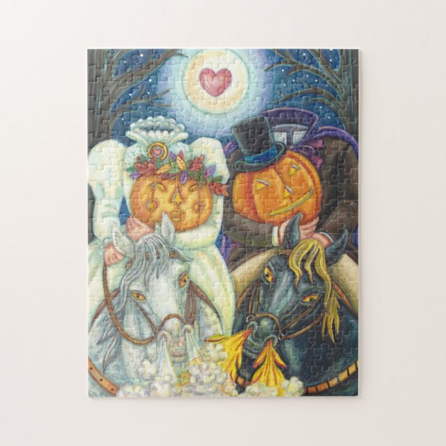 SCHLAFHOLLOW WEDD, HEADLESS HORSEMAN PUZZLE (Vertikal)