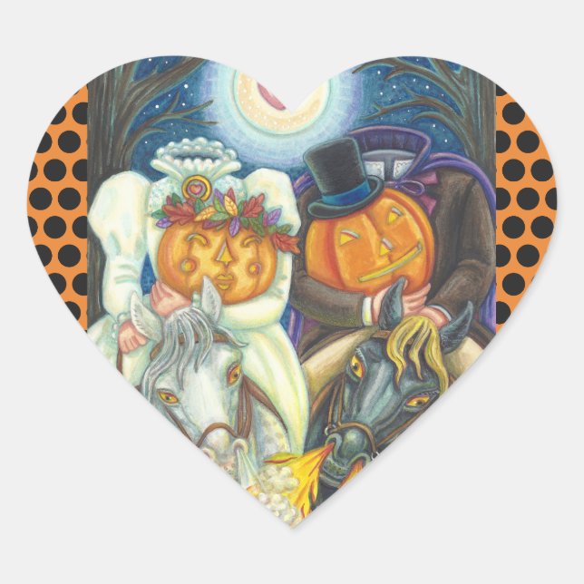 SCHLAFHOLLOW WEDDING HALLOWEEN STICKERS SHEED (Vorderseite)