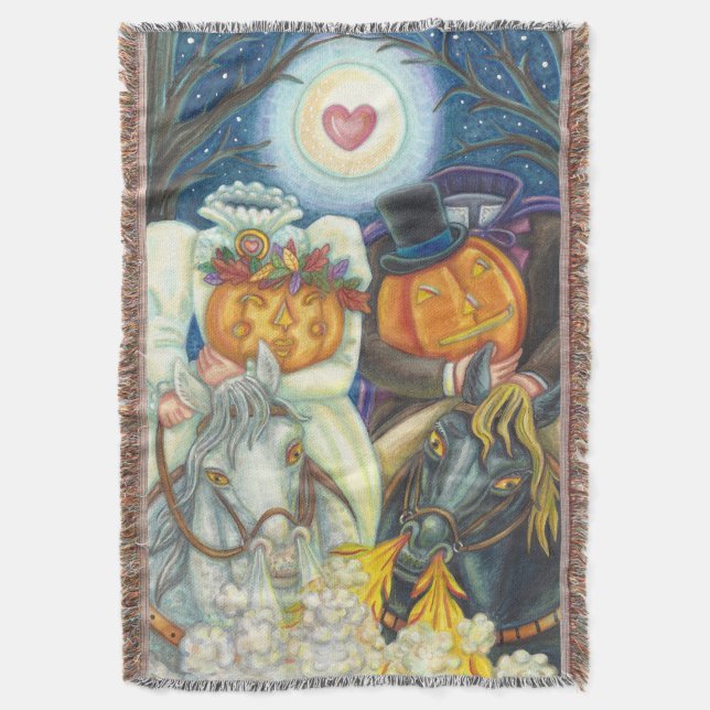 SCHLAFHOLLOW WEDEN HALLOWEEN DURCH BLANKET DECKE (Vorderseite Vertikal)