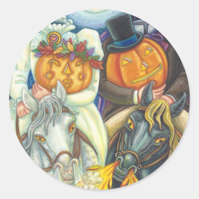 SCHLAFHOLLOW WEDING HALLOWEEN STICKERS RAND (Vorderseite)