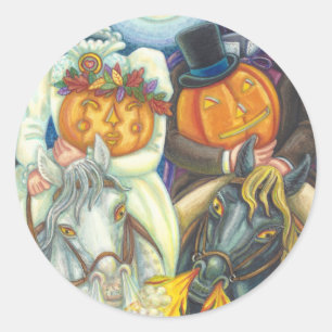 SCHLAFHOLLOW WEDING HALLOWEEN STICKERS RAND