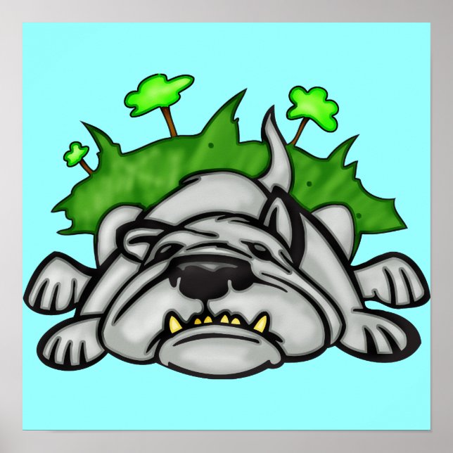 Schlafhund Poster (Vorne)