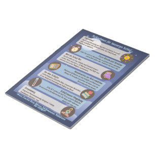 Schlafhygiene Handouts für Klienten/Patienten Notizblock