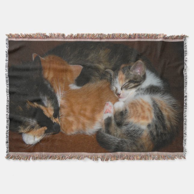 Schlafkätzchen Decke (Vorderseite)