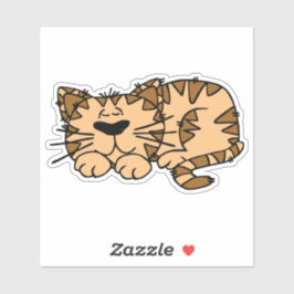 Schlafkatze Aufkleber