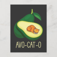 Schlafkatze Avocado Niedlich Gemüsepuppe