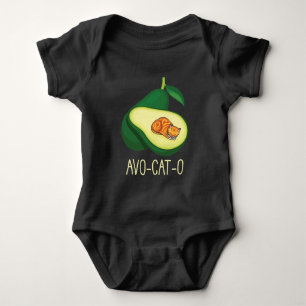 Schlafkatze Avocado Niedliches Gemüsepflanzchen Pu Baby Strampler
