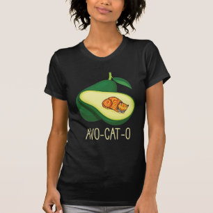 Schlafkatze Avocado Niedliches Gemüsepflanzchen Pu T-Shirt