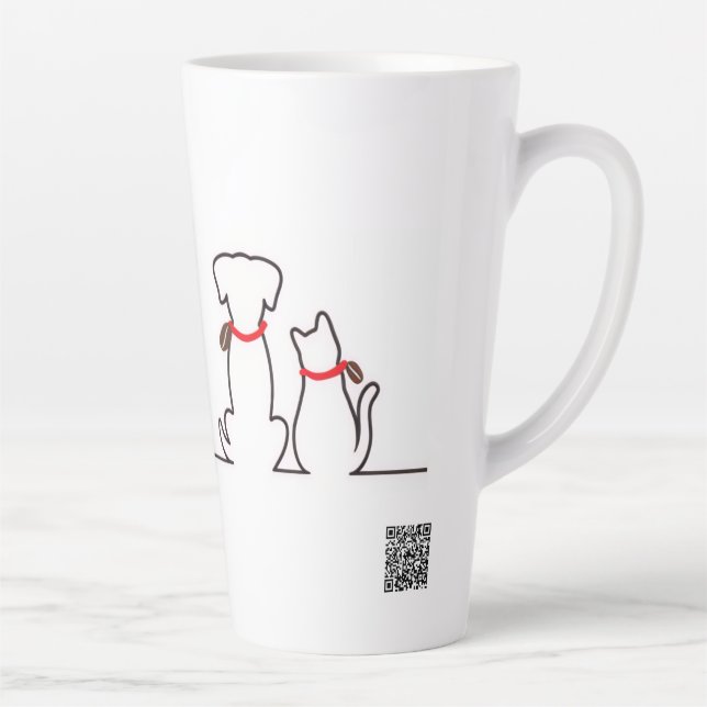 Schlafkatze Braucht Kaffee Meme Milchtasse (Rechts)