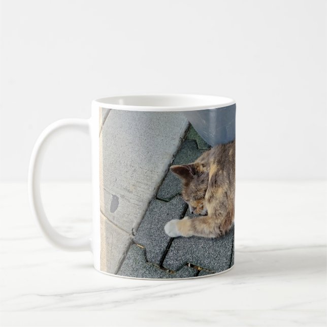 Schlafkatze Kaffeetasse (Links)