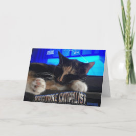 Schlafkatze Karte