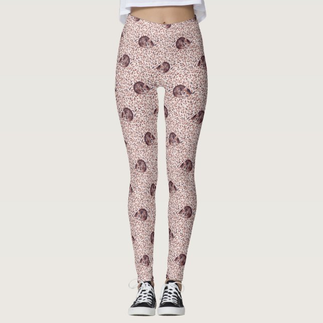 Schlafkatze Leggings (Vorderseite)
