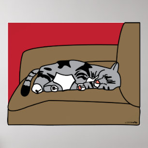 Schlafkatze Olivia Print Poster