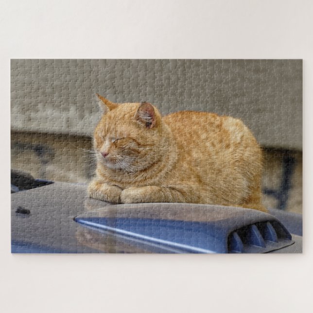 Schlafkatze Puzzle (Horizontal)