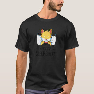 Schlafkatze Schlafende Katze T-Shirt
