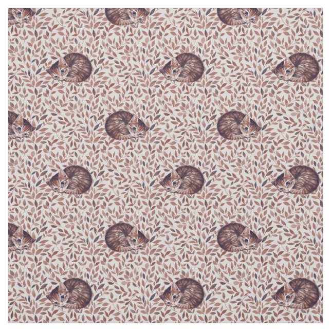 Schlafkatze Stoff (Muster)