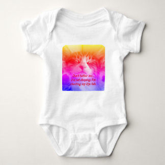 Schlafkatze T-Shirt Baby Strampler