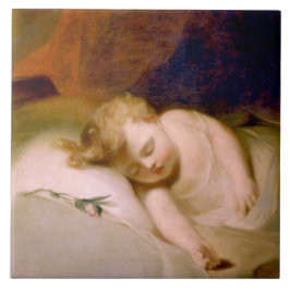 Schlafkind (von Thomas Sully) Fliese