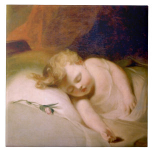 Schlafkind (von Thomas Sully) Fliese