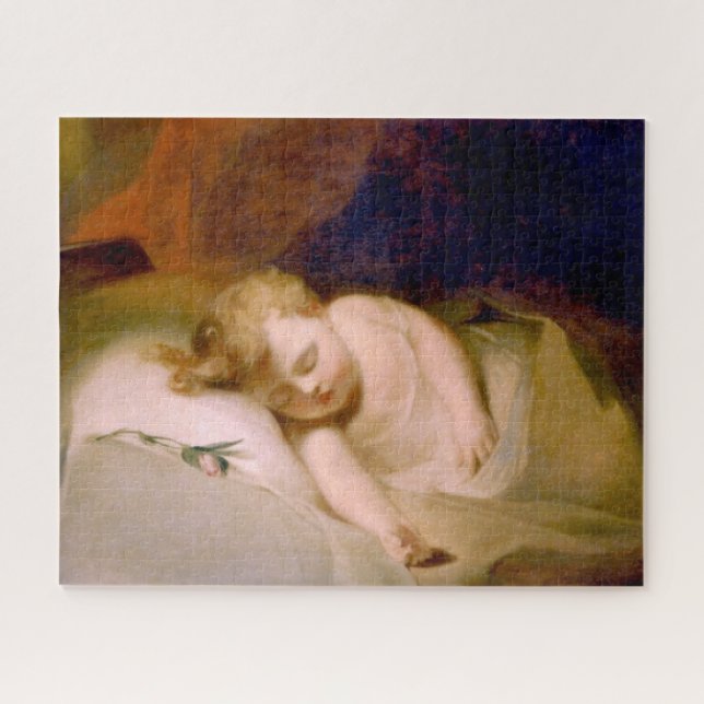 Schlafkind (von Thomas Sully) Puzzle (Horizontal)