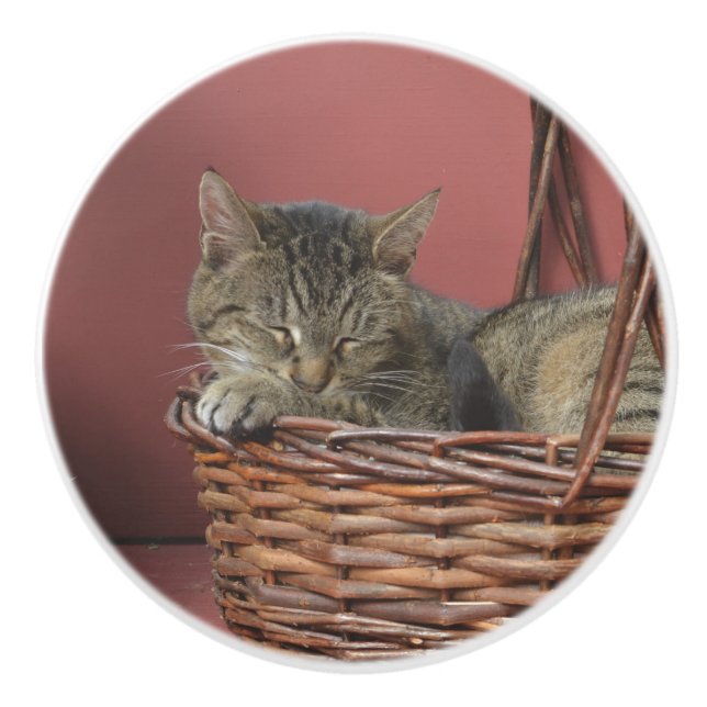 Schlafkinderknopf für Keramik Keramikknauf (Vorderseite)