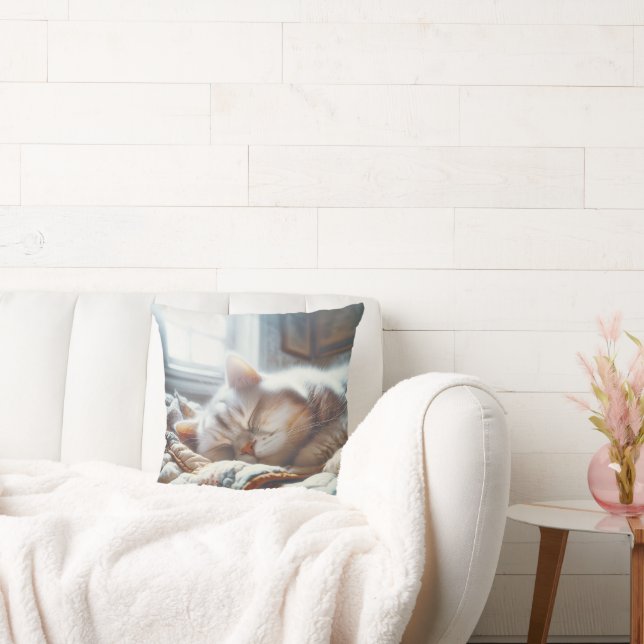 Schlafkite auf altes Bett Kissen (Liege)