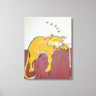 Schlafkitt auf Leinwand