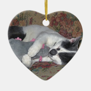 Schlafkitten Keramikornament
