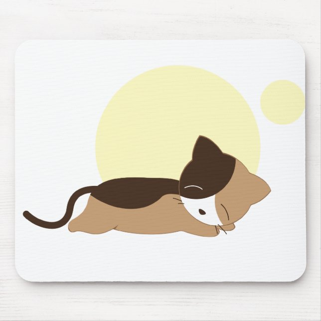 Schlafkitten Mousepad (Vorne)