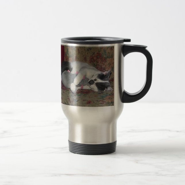 Schlafkitten Reisebecher (Rechts)